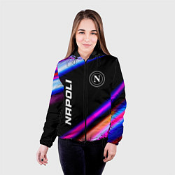 Куртка с капюшоном женская Napoli speed game lights, цвет: 3D-черный — фото 2