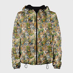 Женская куртка Паттерн волчьих морд