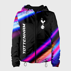 Куртка с капюшоном женская Tottenham speed game lights, цвет: 3D-черный