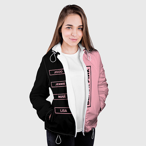 Женская куртка Blackpink южнокорейская группа / 3D-Белый – фото 3