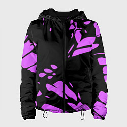 Женская куртка Фиолетовая абстракция