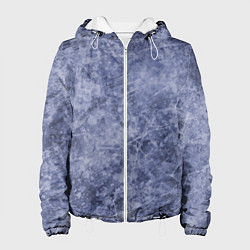 Женская куртка Абстракция - синий лёд