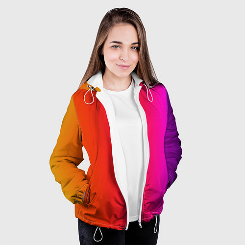 Женская куртка Лучезарное сияние / 3D-Белый – фото 3