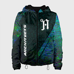 Куртка с капюшоном женская Architects glitch blue, цвет: 3D-черный