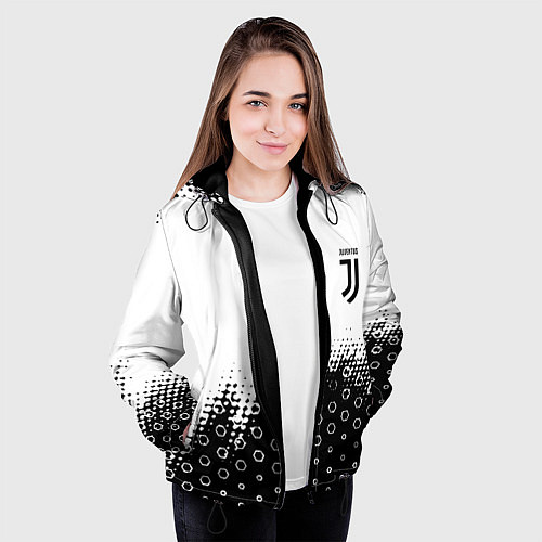 Женская куртка Juventus sport steel / 3D-Черный – фото 3