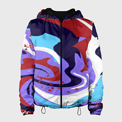 Женская куртка Клякса абстракция