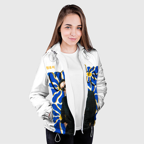 Женская куртка Хося BTS / 3D-Белый – фото 3