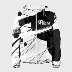 Куртка с капюшоном женская Milano - fashion abstraction, цвет: 3D-белый