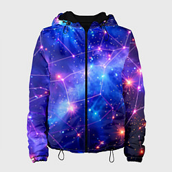 Женская куртка Неоновые созвездия космоса