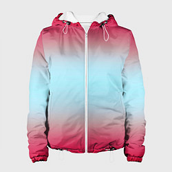 Женская куртка Текстура цветов градиента
