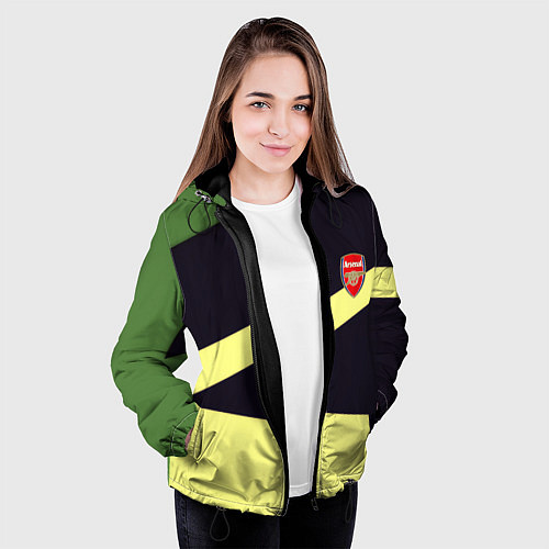 Женская куртка Arsenal geometry / 3D-Черный – фото 3