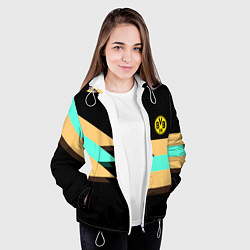 Куртка с капюшоном женская Borussia sport line, цвет: 3D-белый — фото 2