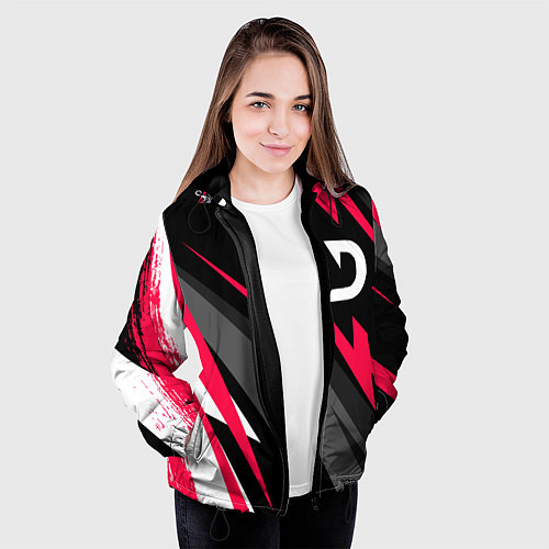 Женская куртка Deadlock graffity splash / 3D-Черный – фото 3