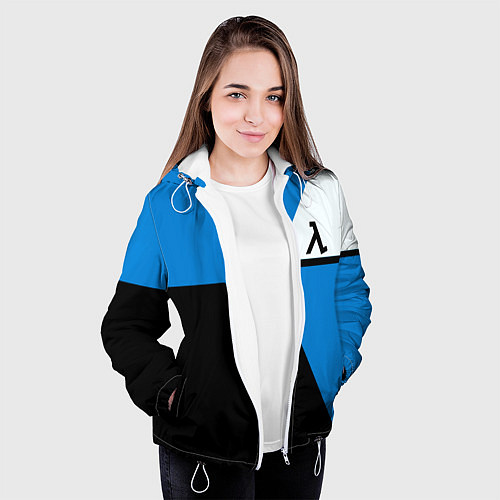 Женская куртка Half life geometry steel valve / 3D-Белый – фото 3