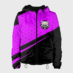 Куртка с капюшоном женская The Witcher geometry, цвет: 3D-черный