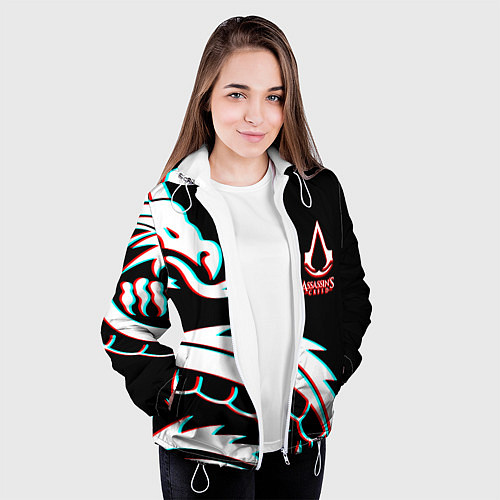 Женская куртка Assassins Creed Shadows game / 3D-Белый – фото 3