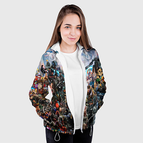 Женская куртка Коллекция мастера игры / 3D-Белый – фото 3