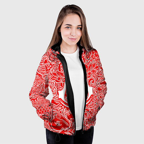 Женская куртка Assassins Creed shadows / 3D-Черный – фото 3