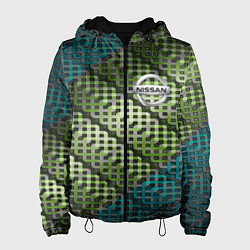 Женская куртка Nissan авто текстура узор