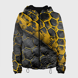 Куртка с капюшоном женская Костюм рептилии, цвет: 3D-черный