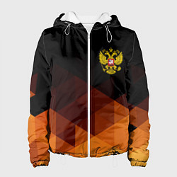Женская куртка Герб России геометрия