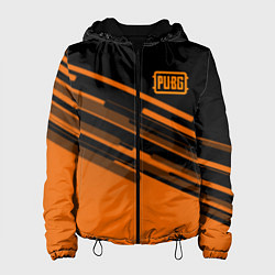 Куртка с капюшоном женская PUBG geometry line, цвет: 3D-черный