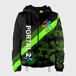 Женская куртка Portal camo steel geometry