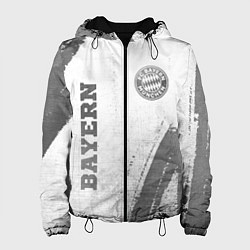 Куртка с капюшоном женская Bayern - white gradient вертикально, цвет: 3D-черный