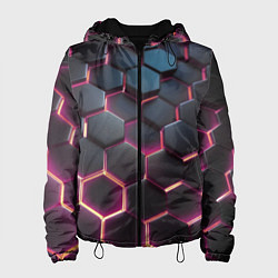 Куртка с капюшоном женская Киберсоты, цвет: 3D-черный