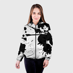 Куртка с капюшоном женская Art blots - vanguard, цвет: 3D-черный — фото 2