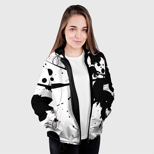 Женская куртка Art blots - vanguard / 3D-Черный – фото 3