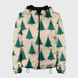 Женская куртка Новогодняя ель