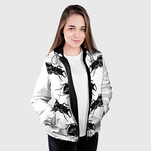 Женская куртка Mezzanine / 3D-Черный – фото 3