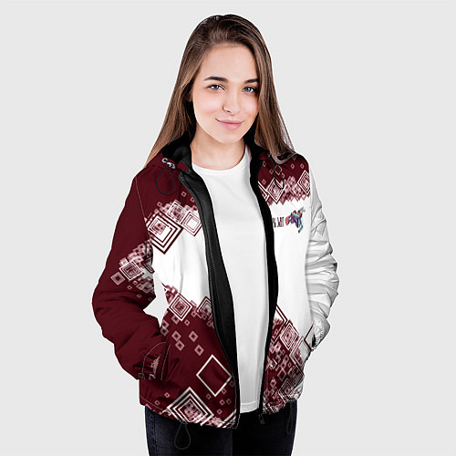 Женская куртка Сноуборд горы зовут / 3D-Черный – фото 3