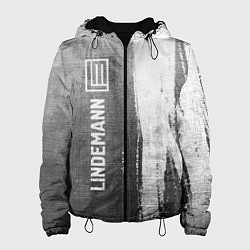 Куртка с капюшоном женская Lindemann - grey gradient по-вертикали, цвет: 3D-черный