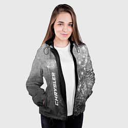 Куртка с капюшоном женская Chrysler - grey gradient по-вертикали, цвет: 3D-черный — фото 2