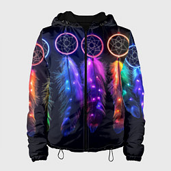 Женская куртка Ловцы снов - свечение перьев