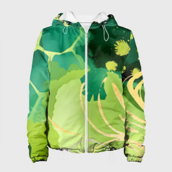 Куртка с капюшоном женская Вдохновленный природой, цвет: 3D-белый