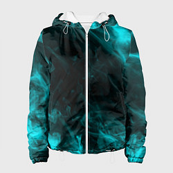 Куртка с капюшоном женская Neon smoke, цвет: 3D-белый
