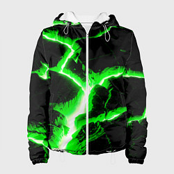 Куртка с капюшоном женская Разлом, цвет: 3D-белый