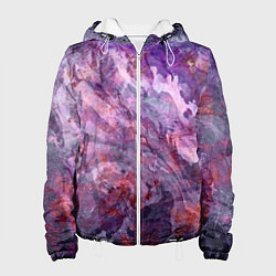 Женская куртка Абстракция - purple space stone