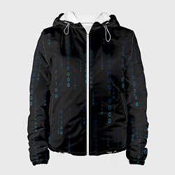Женская куртка Color black blue