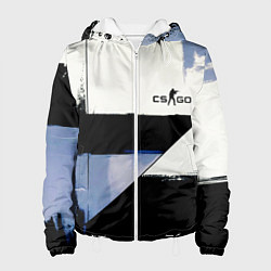 Куртка с капюшоном женская CS GO контрудар, цвет: 3D-белый