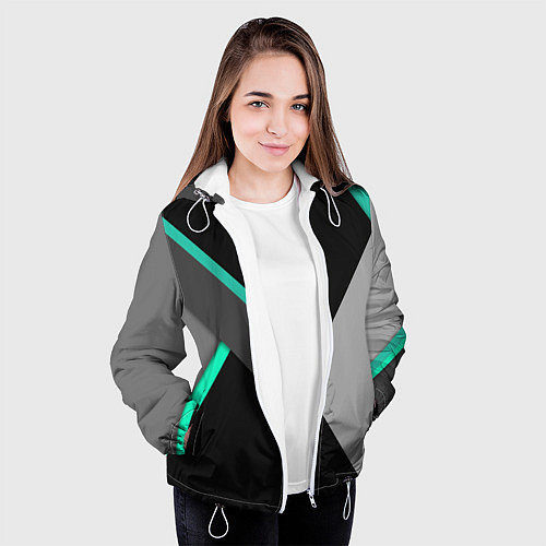 Женская куртка Multicoloured / 3D-Белый – фото 3