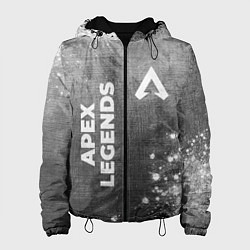 Куртка с капюшоном женская Apex Legends - grey gradient вертикально, цвет: 3D-черный