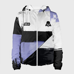 Куртка с капюшоном женская Дарт Вейдер Звездные войны, цвет: 3D-белый