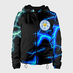 Куртка с капюшоном женская Лестер Сити шторм, цвет: 3D-черный