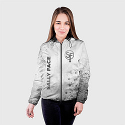 Куртка с капюшоном женская Sally Face - white gradient вертикально, цвет: 3D-черный — фото 2