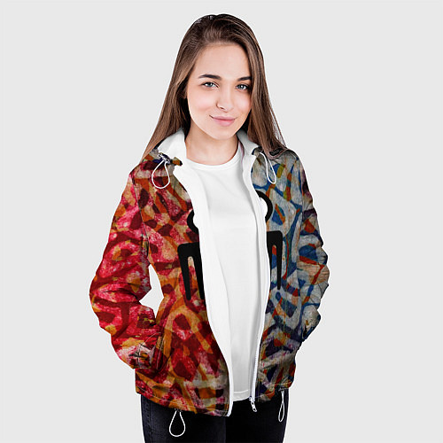 Женская куртка Acra Batik / 3D-Белый – фото 3