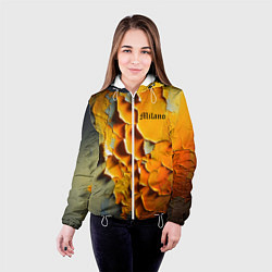 Куртка с капюшоном женская Peeling plaster - Milano, цвет: 3D-белый — фото 2